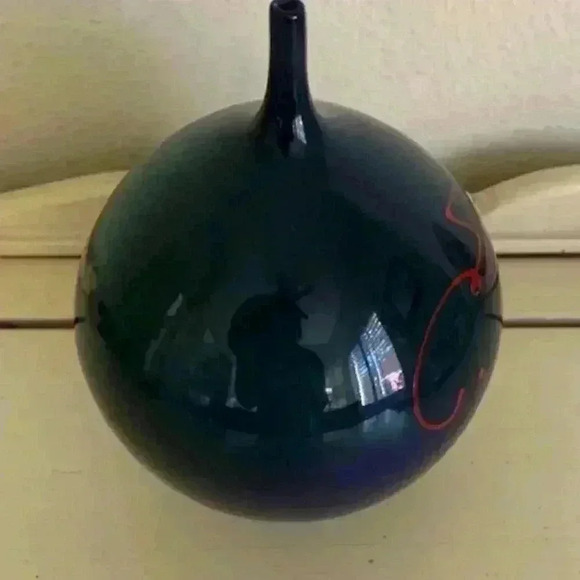 vintage signed peter collis hand made studio pottery vase new zealand - Picture 3 of 9